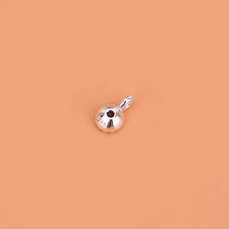 Round Colour Shiny Charm Pendant DIY Accessories Jewelry HY635