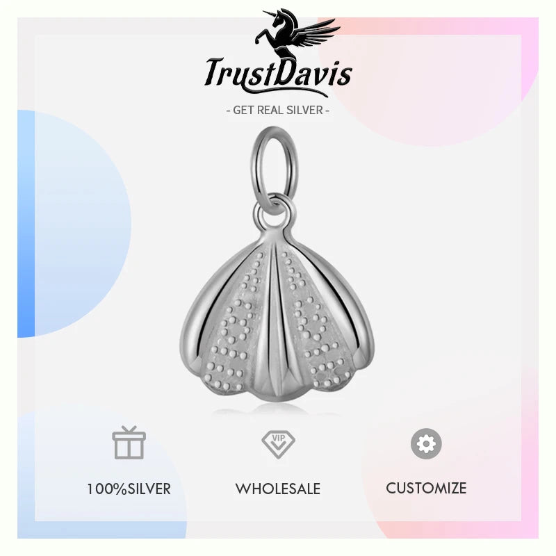 Fashion Mermaid Tail CZ Charm Pendant HY272