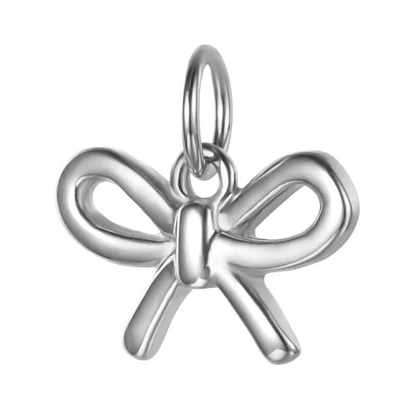 Bowknot Charm Pendant Handmade DIY Accessories HY090