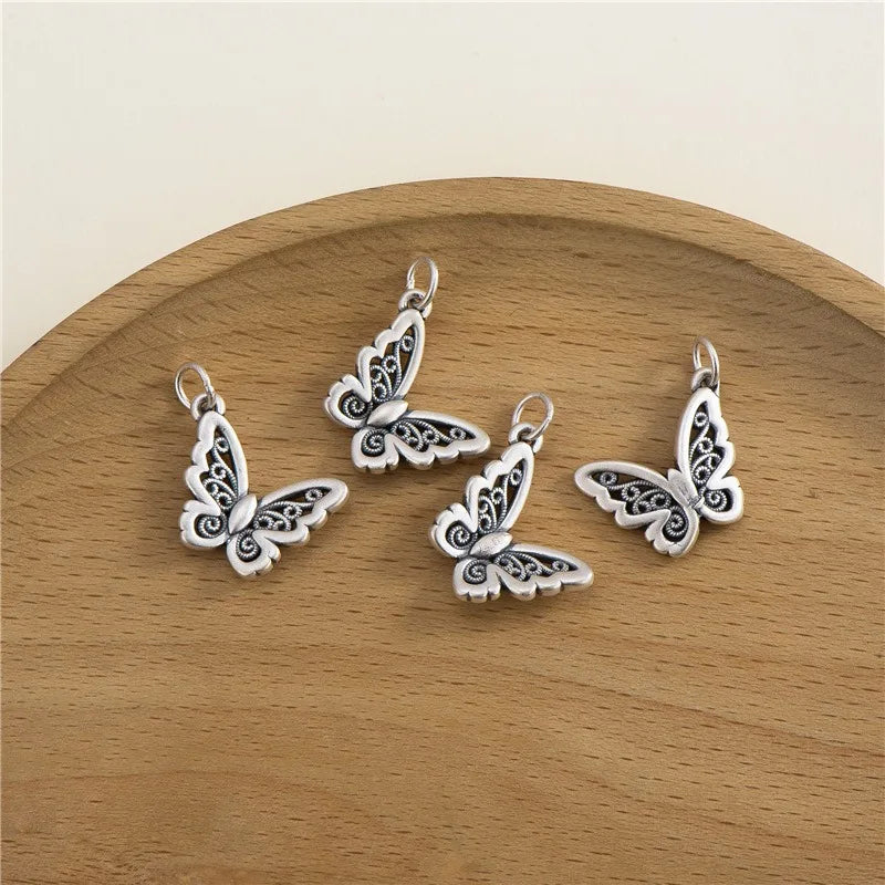 Butterfly Charms Pendant DIY Accessories Jewelry DZ1657