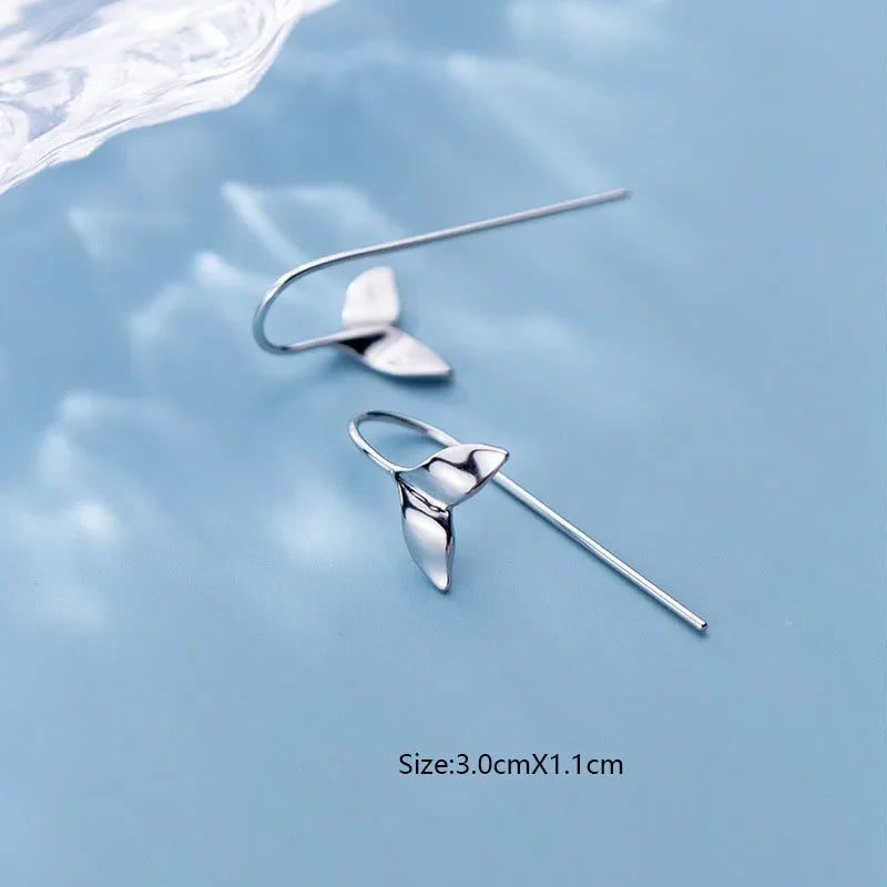 Little Mermaid Tail Earrings Ring Anklet Necklace DA461