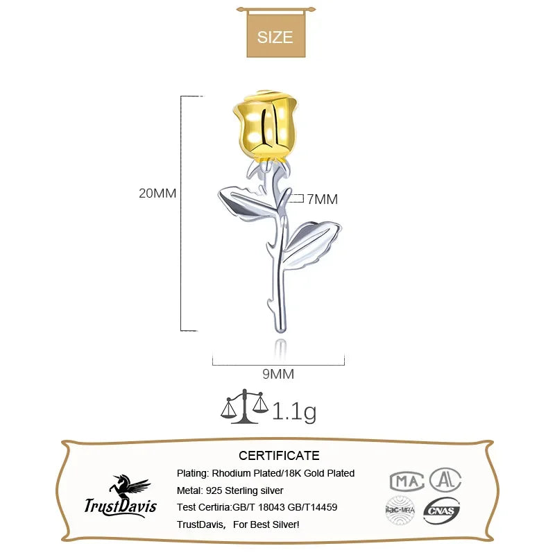Rose Flower Pendant HY660