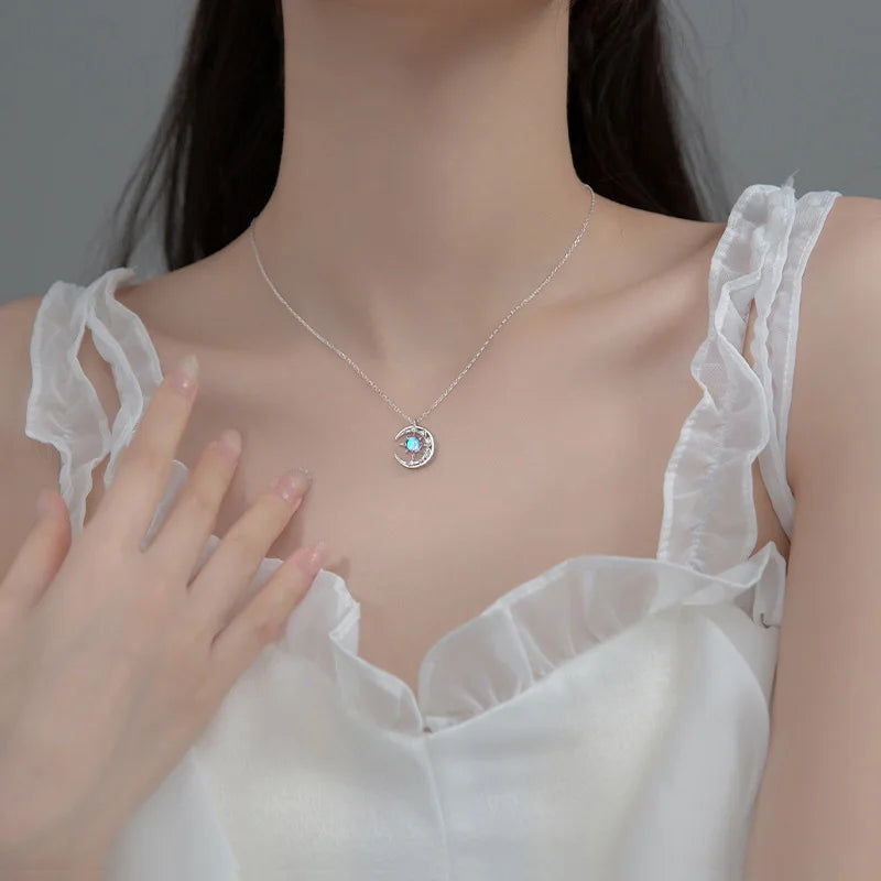 Romantic Star Stud Earring Necklace DS3730