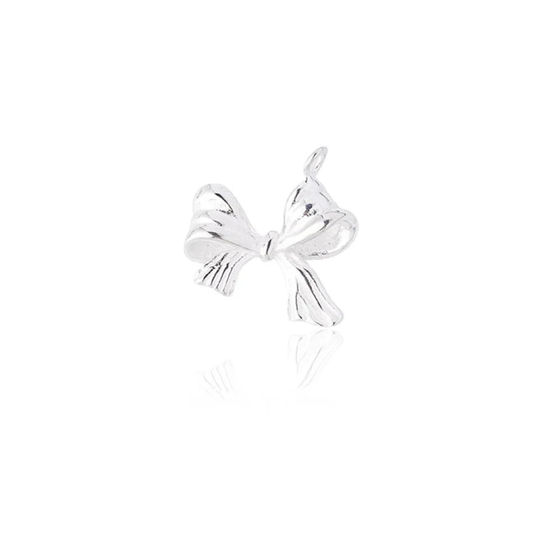 Bow Charm Pendant Handmade DIY Accessories Wholesale DZ1681
