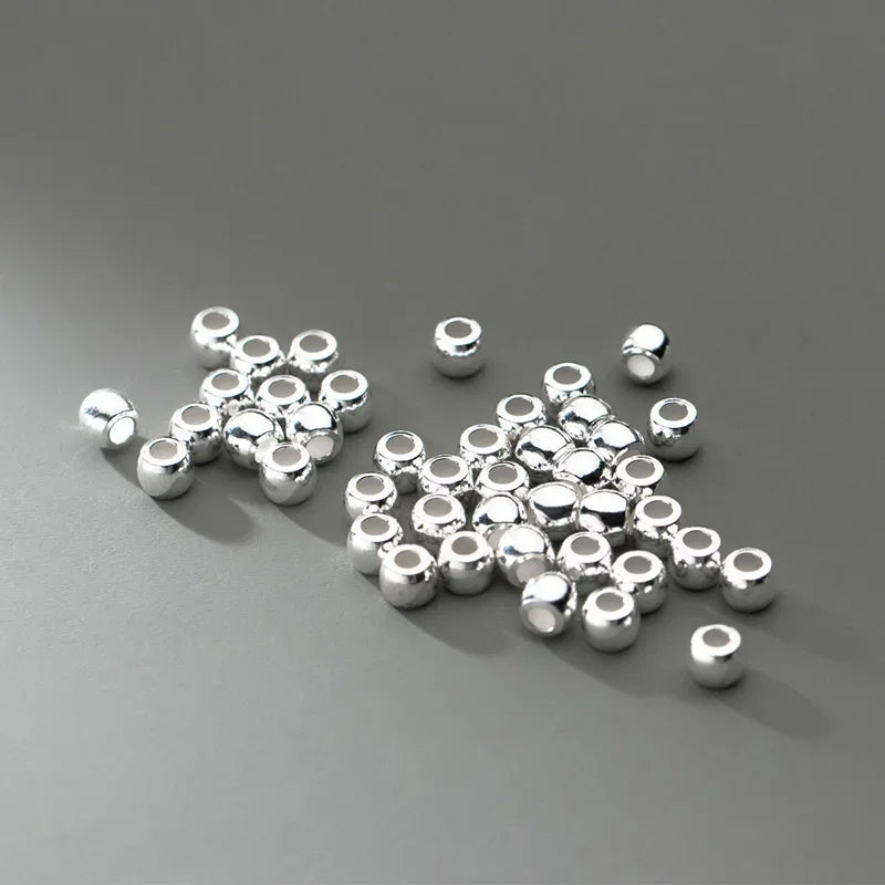 Round Separator Beads Pendant Handmade DIY Bracelet Accessories Jewelry HY937