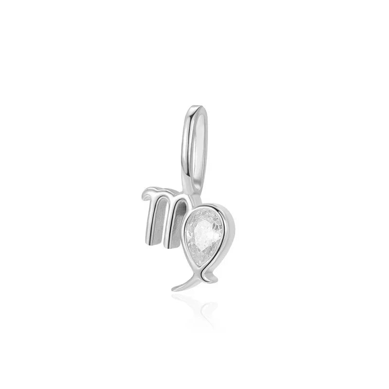 12 constellations Charm Pendant Handmade DIY Accessories DZ1694