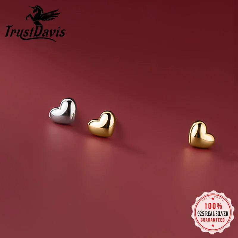 New Ellipse Charm Stud Earrings DB097