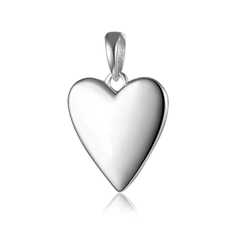 Sweet Glossy Heart Charm Pendant DZ704