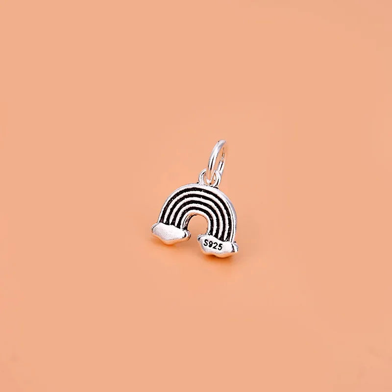 Rainbow Clouds Charm Pendant HY173