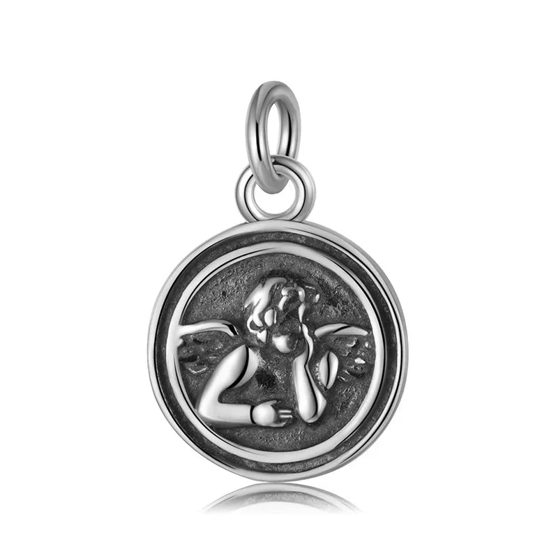 Cherub Charm Pendant Handmade DIY Accessories Fine Jewelry DZ669