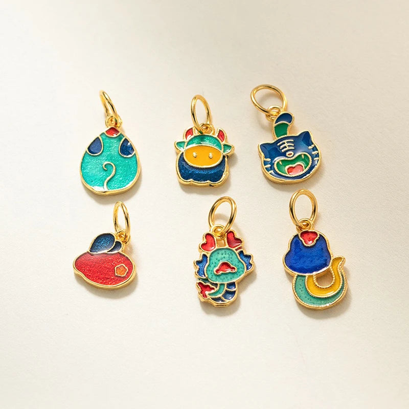 Animal Chinese Zodiac Charms Pendant DZ1806