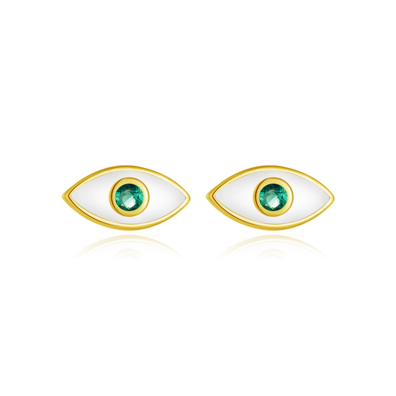 TrustDavis Real 925 Sterling Silver fashion fine small eyes Stud Earrings for Women Minimalist Jewelry DA3236