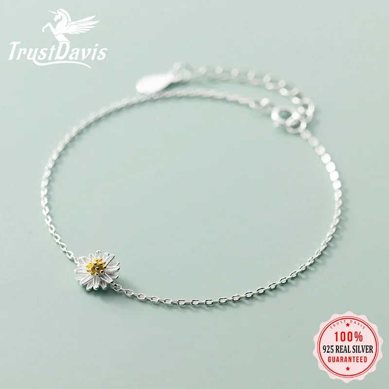 Romantic Marguerite Flower Bracelet DS1119