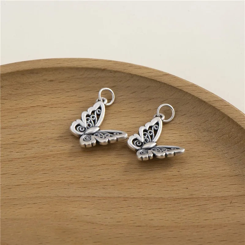 Butterfly Charms Pendant DIY Accessories Jewelry DZ1657