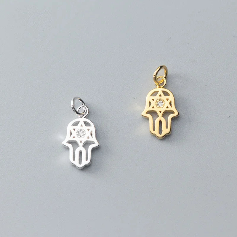 Palm Star Charm Pendant Handmade DIY Accessories HY235