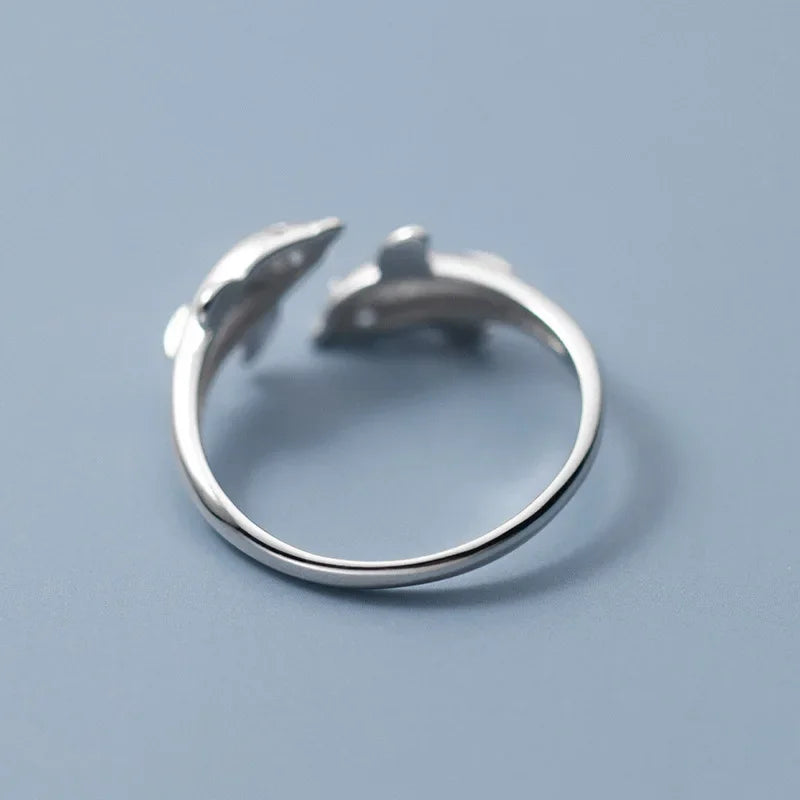 Animal Dolphin Opening Rings DG0142