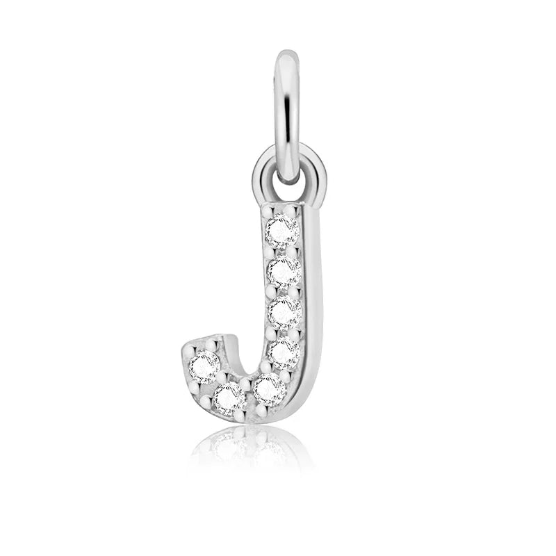 26 Letter Pendant Shiny Charm Pendant DIY Accessories Jewelry DZ423