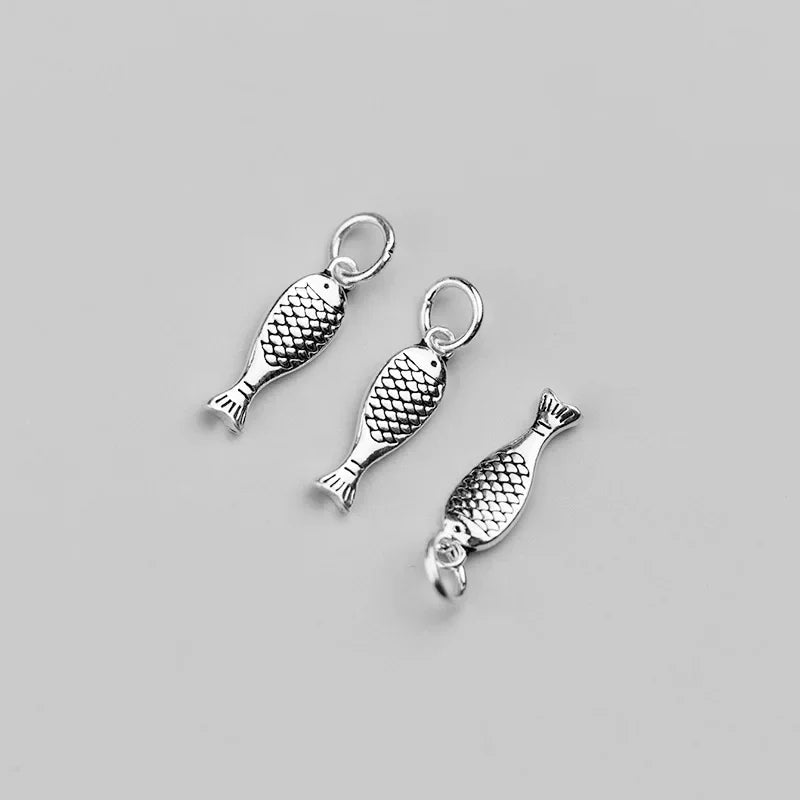 Fish Charm Pendant DIY Accessories Fine Jewelry H0007