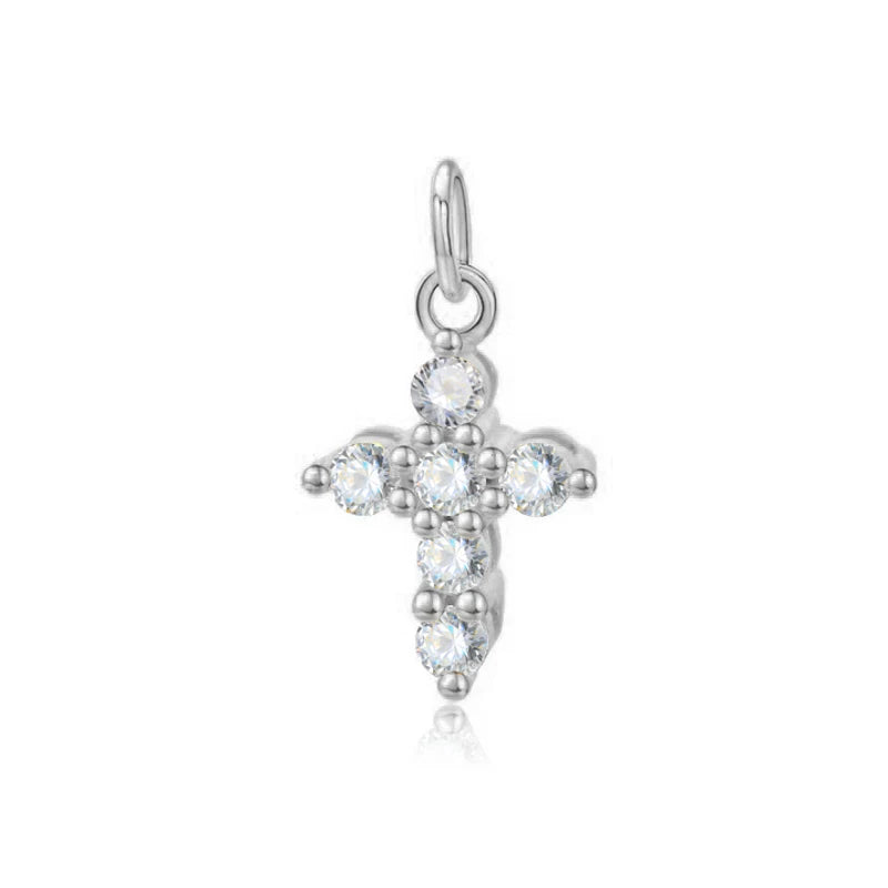 Cross Charm Pendant Handmade DIY Accessories Fine Jewelry HY353
