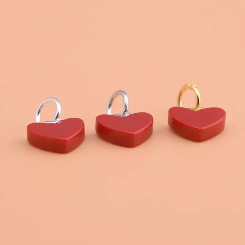 Heart Charms For Bracelet Or Necklace DIY Accessories HY032