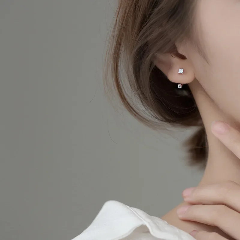 Flower Bowknot Star Screw Stud Earrings DB1363