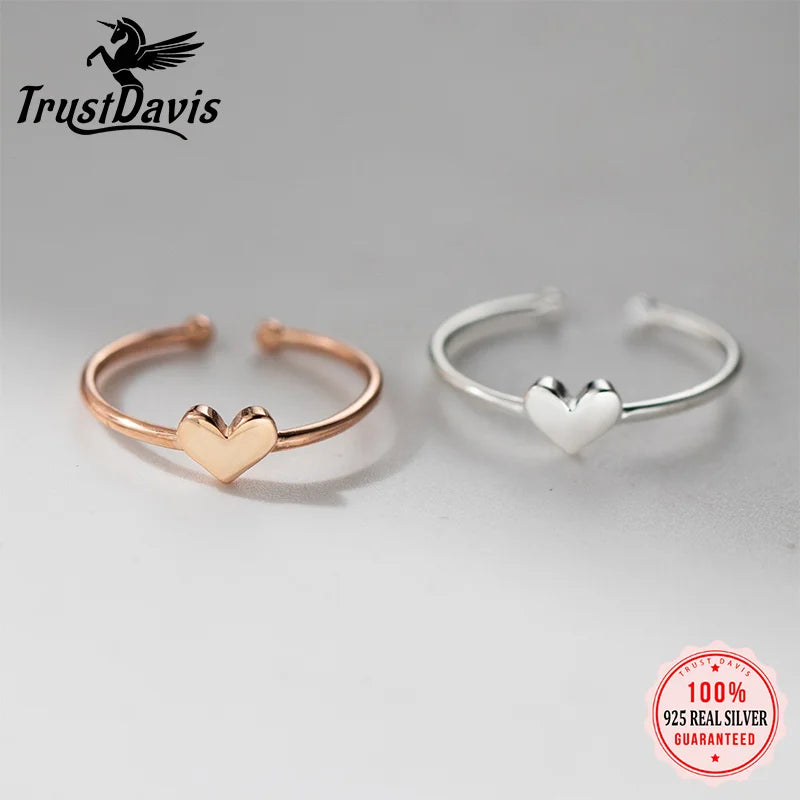 Heart-shaped Open Ring DS4793
