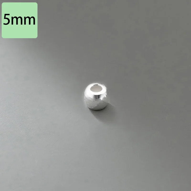 Round Separator Beads Pendant Handmade DIY Bracelet Accessories Jewelry HY937