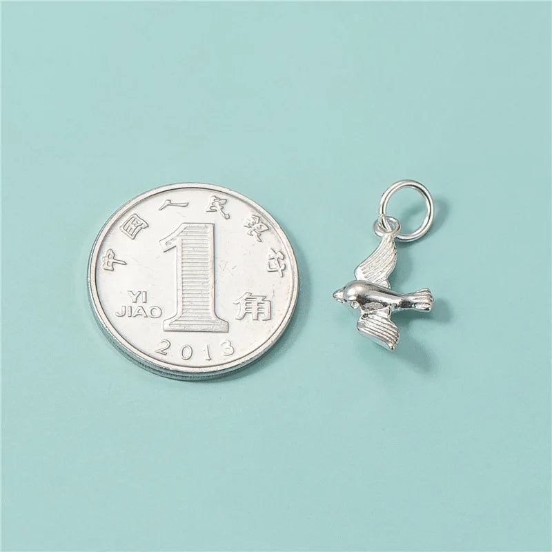 Animal Swallow Charm Pendant DIY Accessories Jewelry HY430