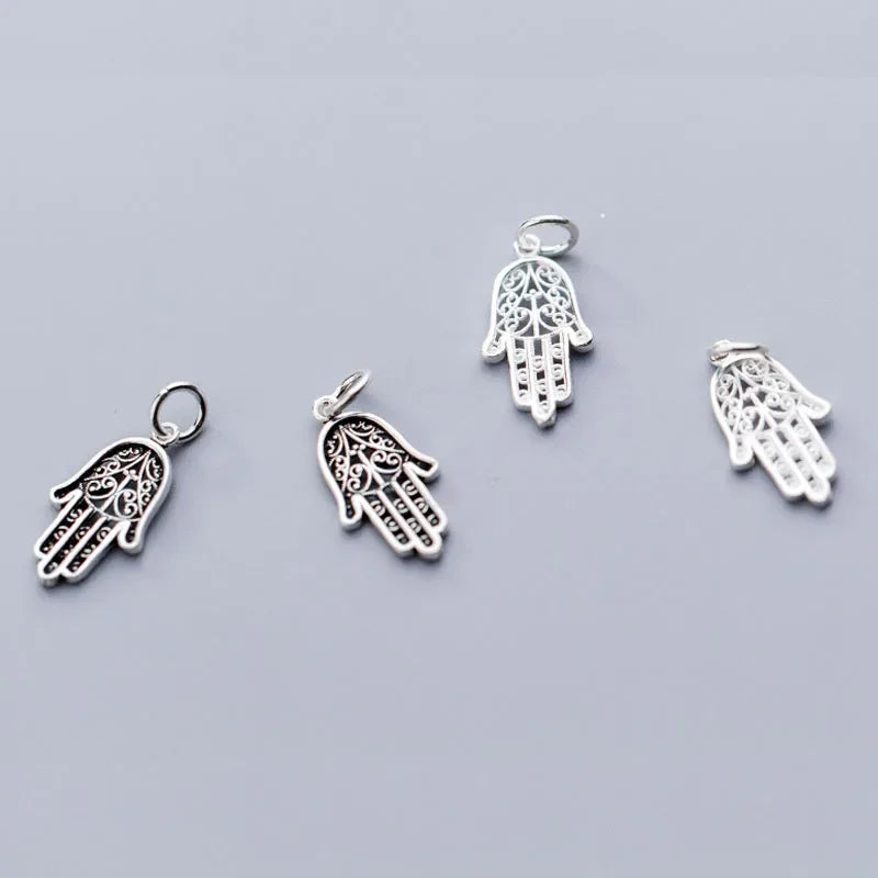 Cute Hollow Palm Charm Pendant Handmade DIY Accessories DZ142