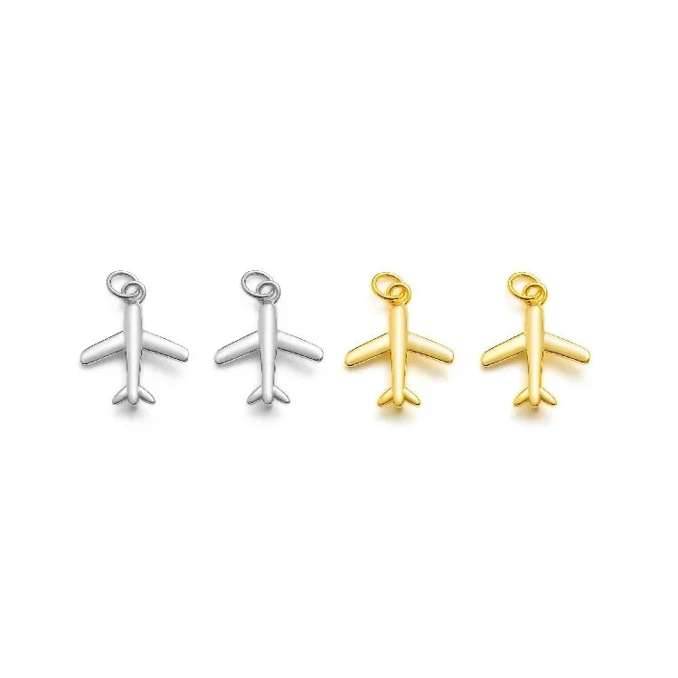 Plane Aircraft Charm Pendant Handmade DIY Accessories HY134
