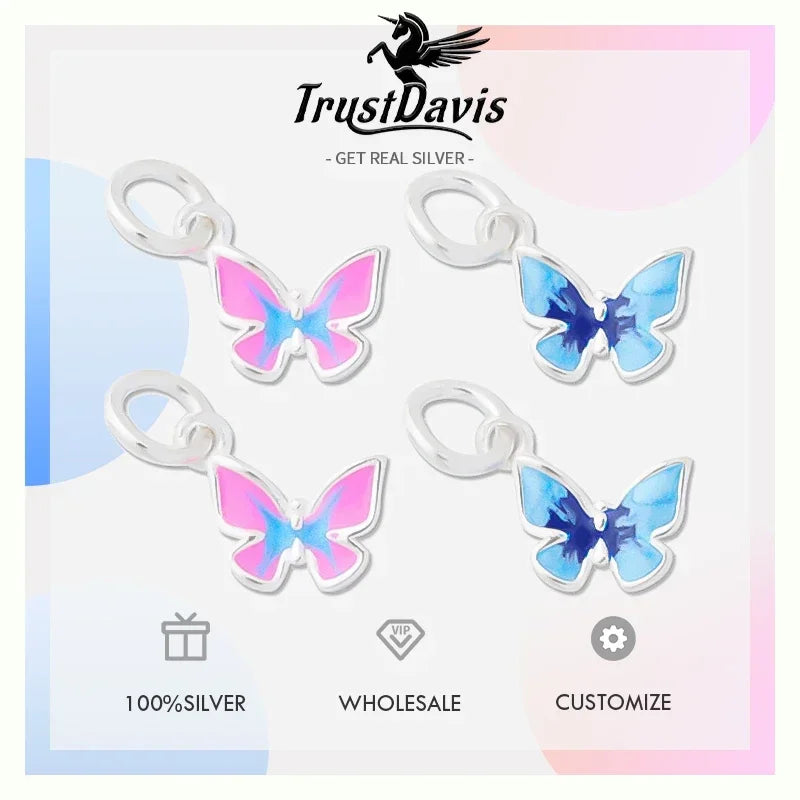 Butterfly Pendant Handmade DIY Accessories DZ1664