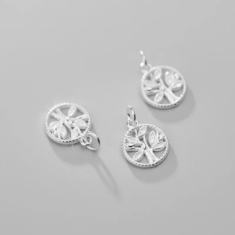 Hollow Round Tree Pendant HY639