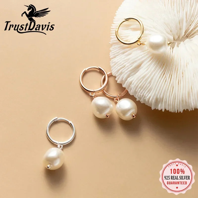 Pearl Hoop Earring DB1343