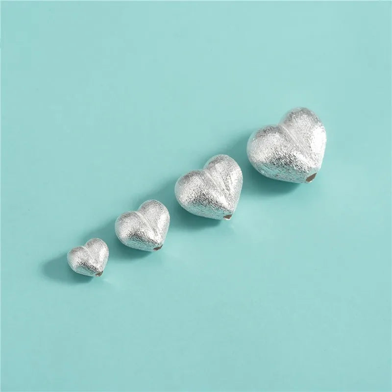 Bracelet Necklace Fashion Glossy Heart Separator Beads DZ1791