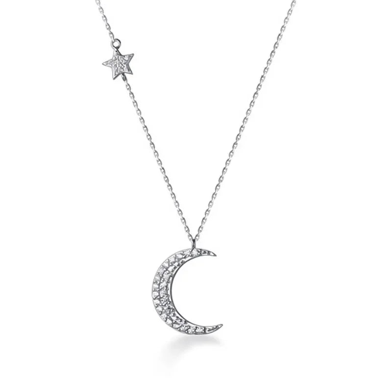 Sweet Moon Star Choker Necklace DB469