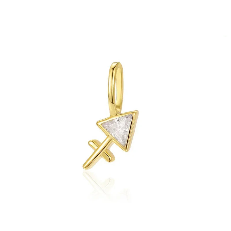 12 constellations Charm Pendant Handmade DIY Accessories DZ1694