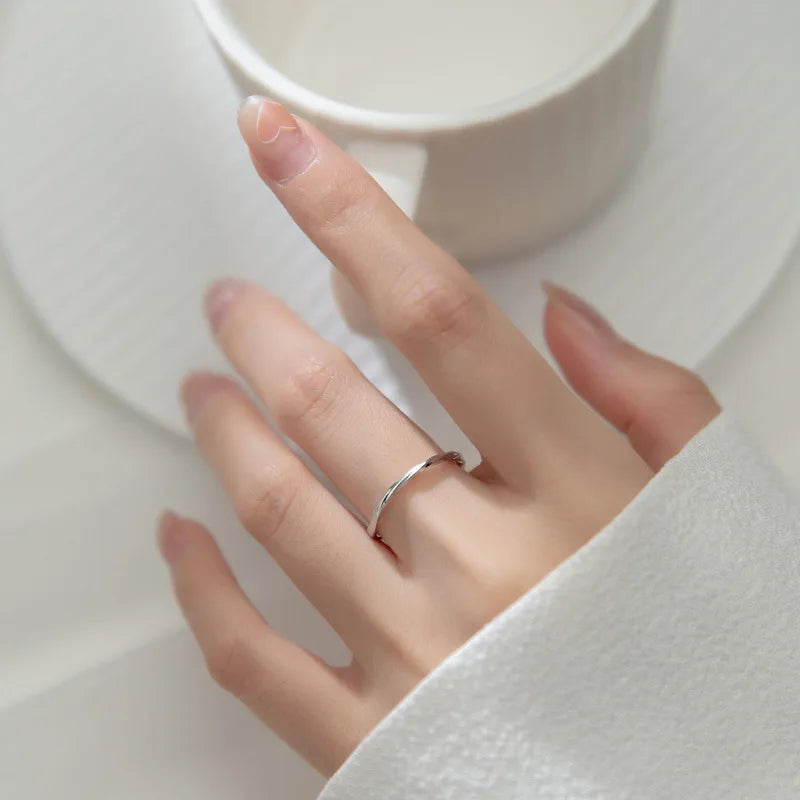 Twist Heart Opening Rings DB1317