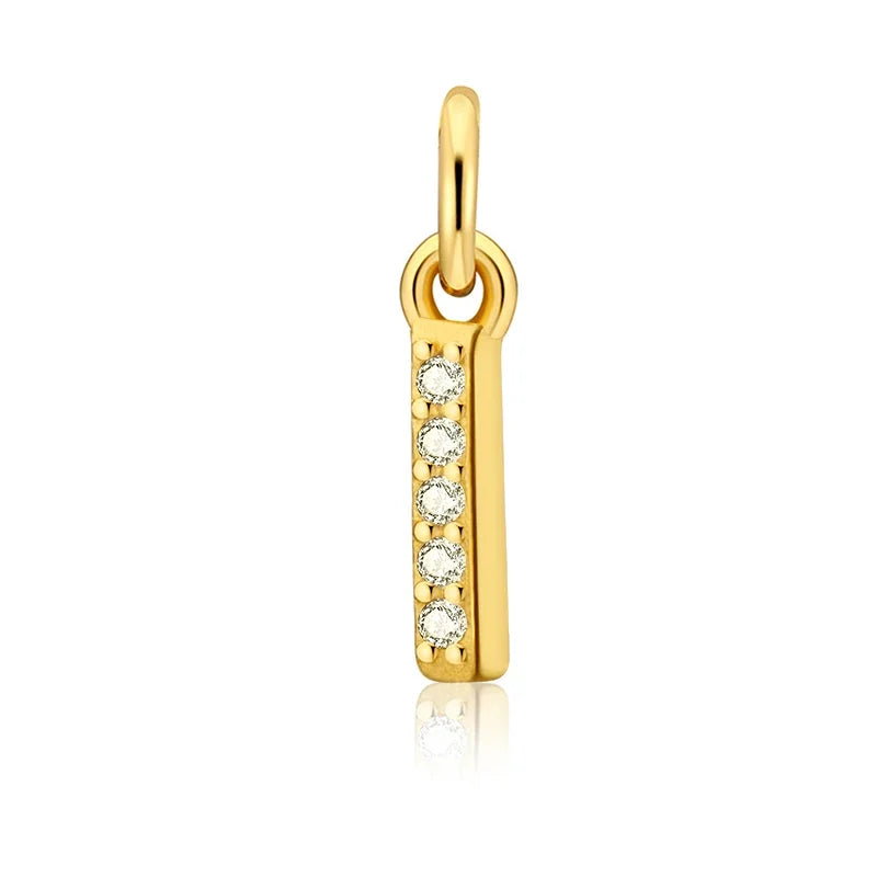 26 Letter Pendant Shiny Charm Pendant DIY Accessories Jewelry DZ423