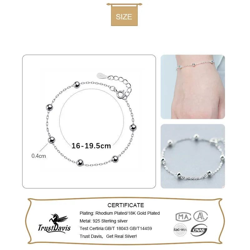 Sweet Round Bead Bracelet DS805