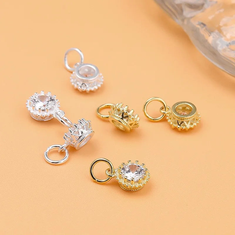 Fashion Round Zircon Charm Pendant DZ1771