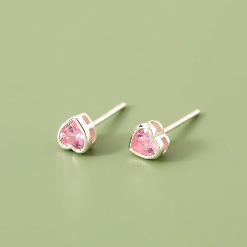 Romantic Heart Stud Earrings DE0038