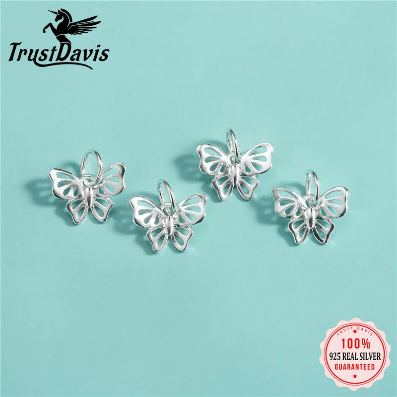 Fashion Cute Butterfly Charm Pendant DZ1778