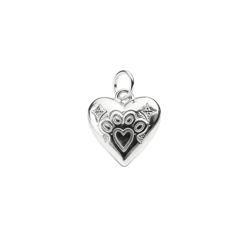 Fashion Geometric Heart Cabin Charm Pendant DZ1819