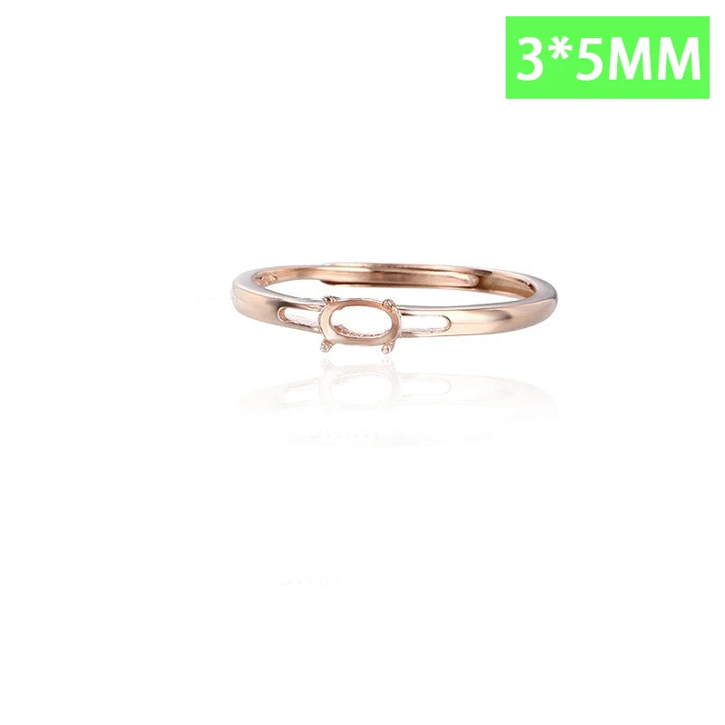 Four claw ring 4 6 8 10 empty bracket handmade DIY accessories DZ1689