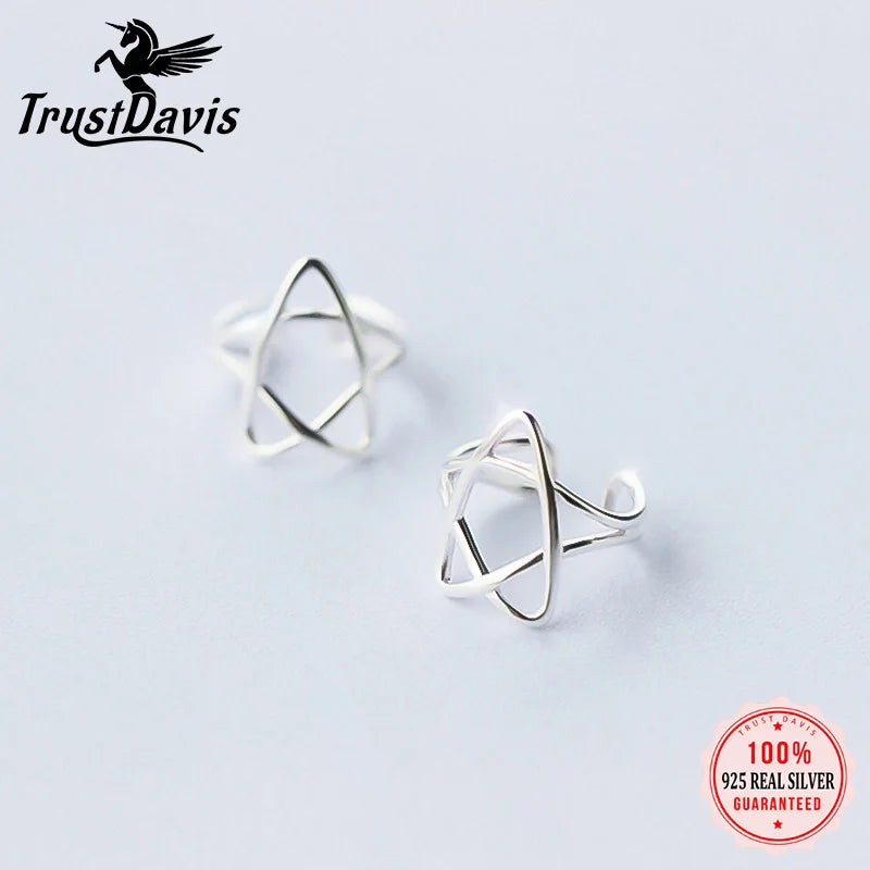 Star Ear Cuff Clip on Earrings DS489