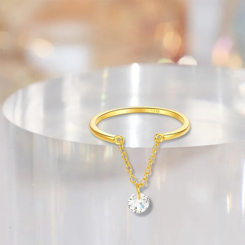 Zircon Open Chain Ring DS4832