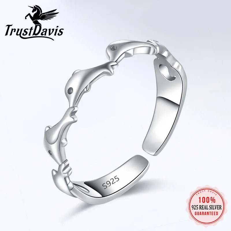 Animal Dolphins Ring DA30