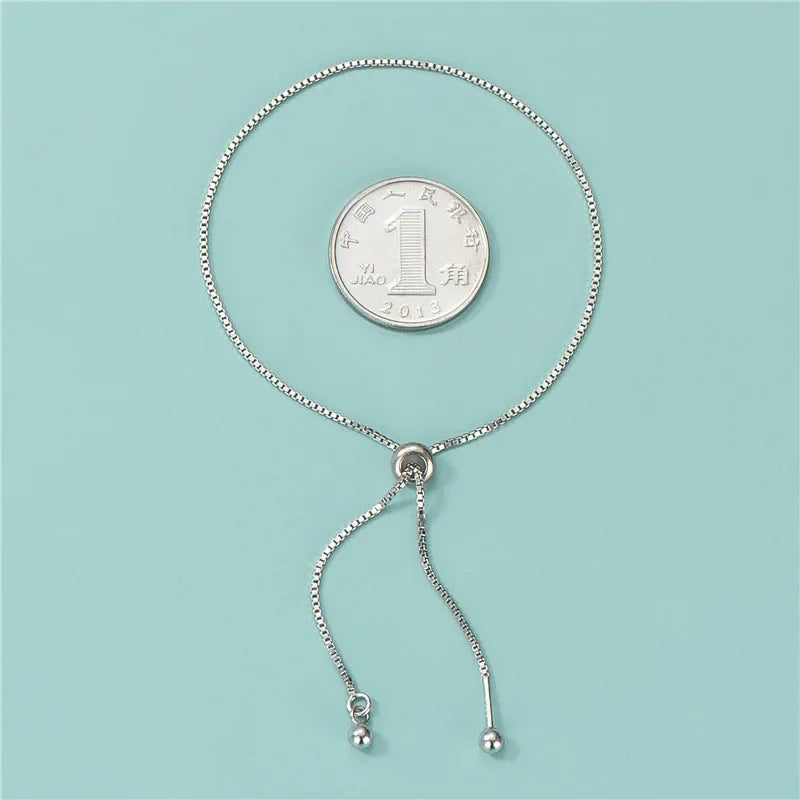 Bracelet For Women Box Chain DIY Adjustable Bracelet Wedding Party HY692