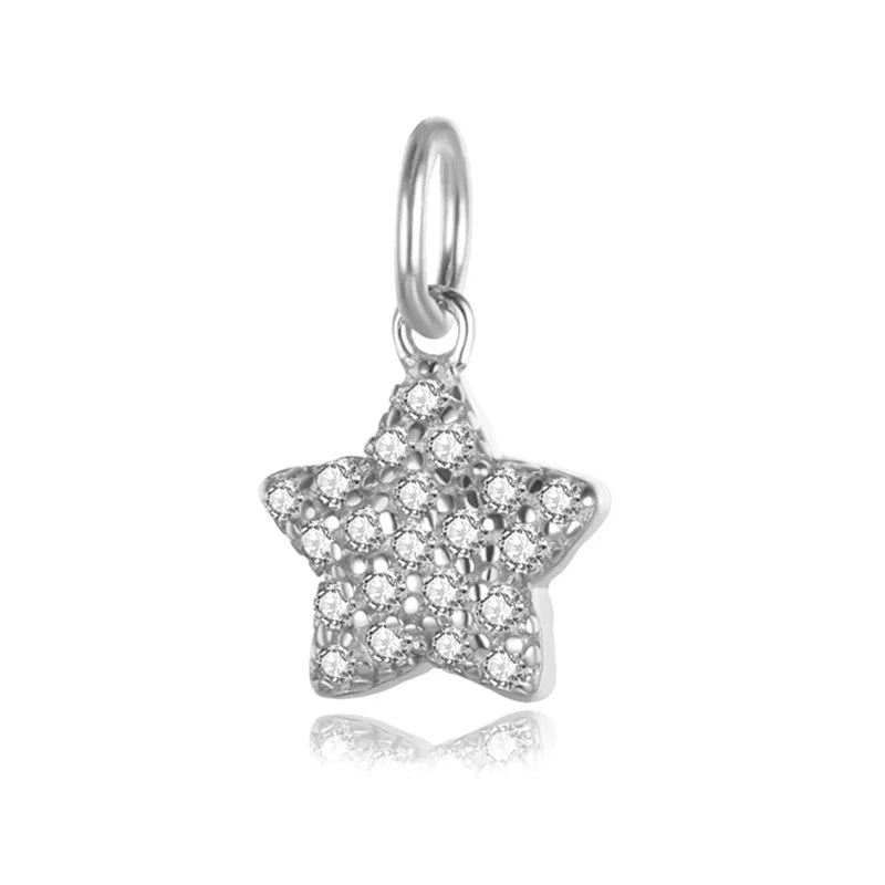 Star Dazzling Charm Pendant Handmade DIY Accessories HY144