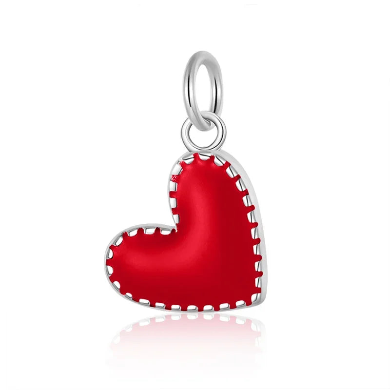 Heart Pendant DIY Necklace Bracelet Accessories Fine Jewelry Gift HY990